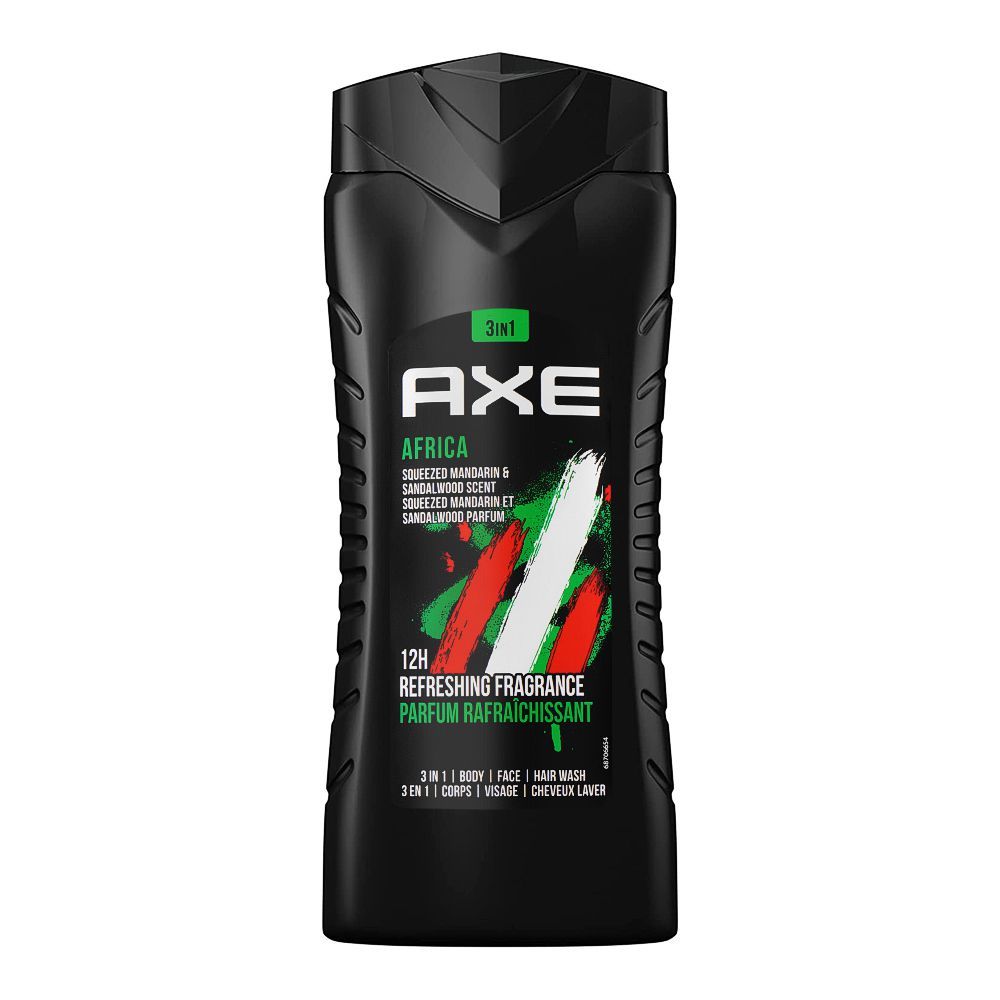 AXE BODY WASH AFRICA 3IN1 250 ML Default Title - MamasJan Grocery Nonfood
