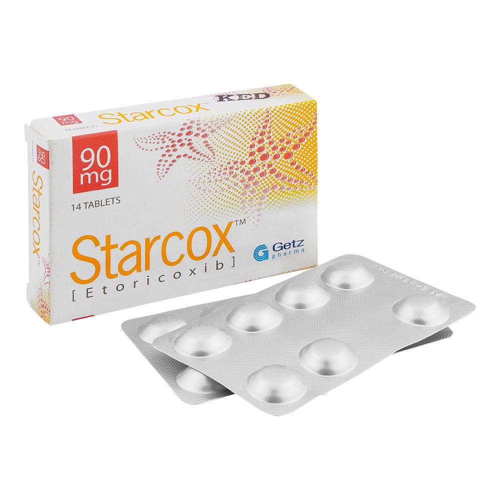 Getz Pharma Starcox Tablet, 90mg, 14-Pack product image - Mamasjan