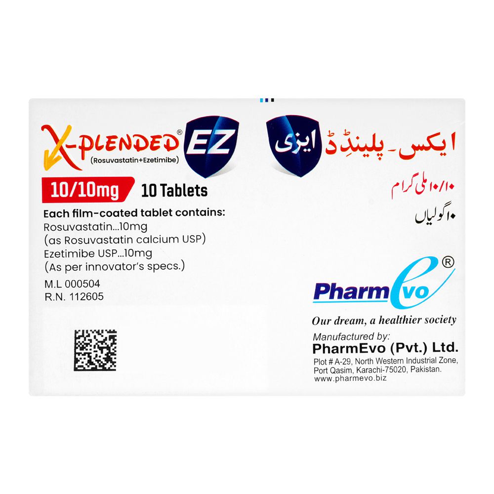 PharmEvo X-Plended EZ Tablet, 10mg/10mg, 10-Pack product image 2 - Mamasjan