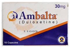 Ambalta Capsules 30mg (1 Box = 1 Strip)(1 Strip = 10 Capsules)