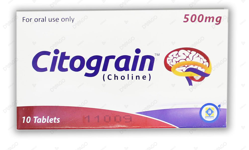 Citograin Tablets 500mg (1 Box = 1 Strip)(1 Strip = 10 Tablets)