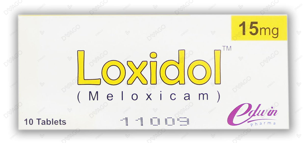 Loxidol Tablets 15mg (1 Box = 1 Strip)(1 Strip = 10 Tablets)