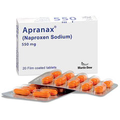 Apranax Tablets 550mg (1 Strip = 10 Tablets)