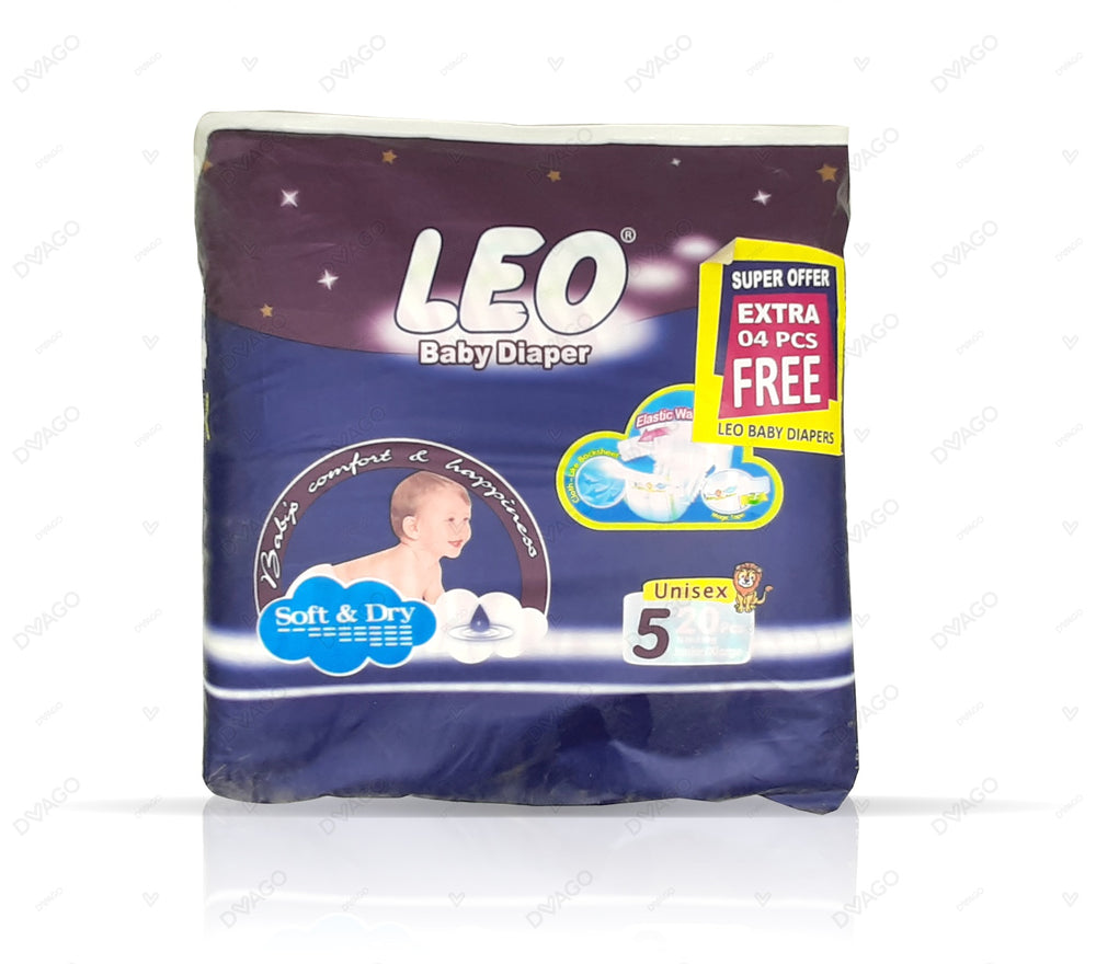Leo Baby Diapers Regular Pack X-Large Size 5 20Pcs