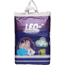 Leo Baby Diapers Mega Pack Large Size 4 72Pcs