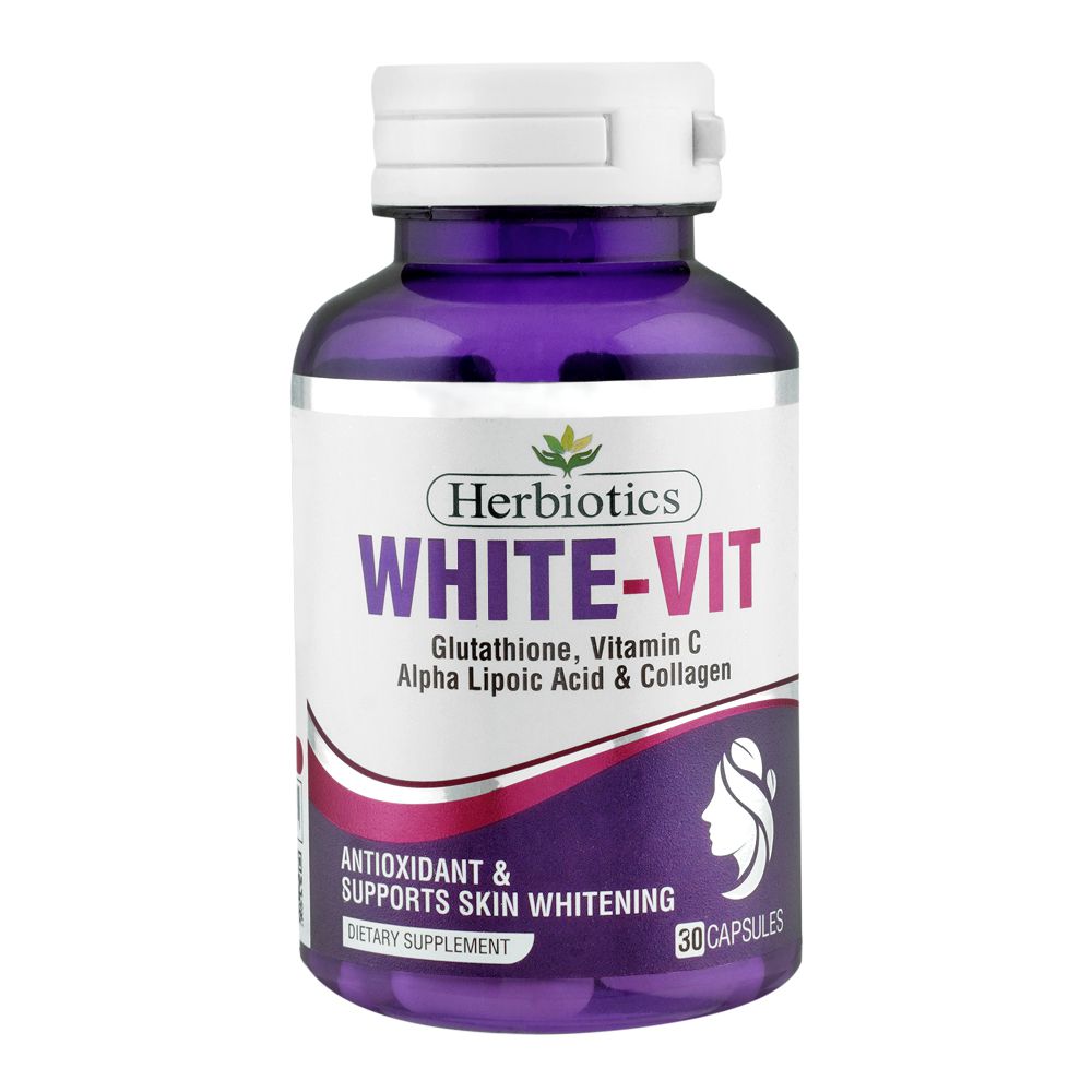 Herbiotics White-Vit Antioxidant & Supports Skin Whitening, Dietary Supplement, 30-Pack product image - Mamasjan