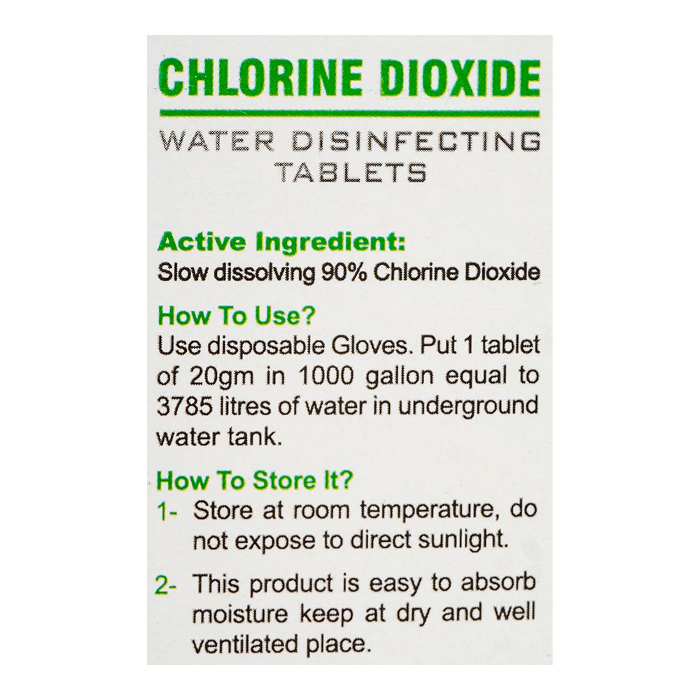 Zeal Pack Chlorine Dioxide Water Disinfecting Tablet, 20mg Each, 4-Pack product image 4 - Mamasjan