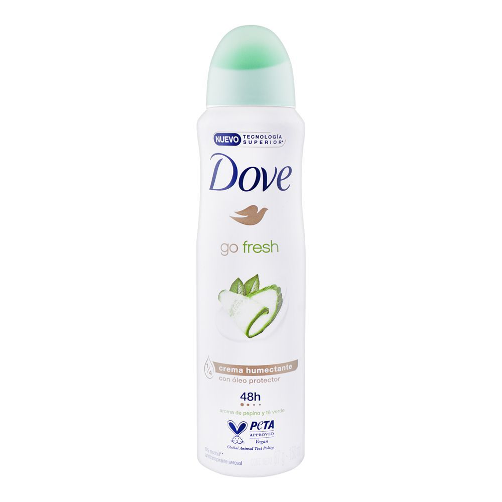 DOVE DEODORANT GO FRESH CUCUMBER & GREEN TEA 48H 150 ML Default Title - MamasJan Grocery Nonfood