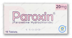Paroxin Tablets 20mg (1 Box = 1 Strip)(1 Strip = 10 Tablets)