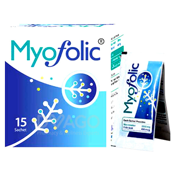 Myofolic Powder Sachet 2000mg/400mcg (1 Box = 15 Sachets)