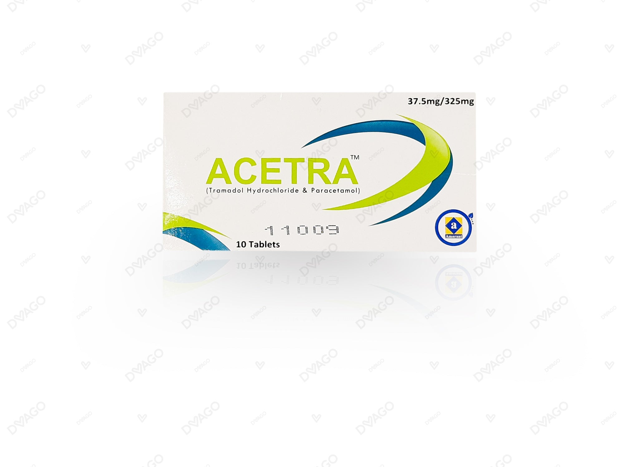 Acetra Tablets 37.5mg/325mg (1 Box = 1 Strip)(1 Strip = 10 Tablets)