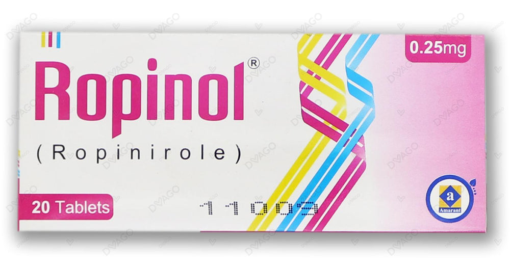 Ropinol Tablets 0.25mg (1 Strip = 10 Tablets)