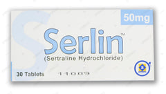 Serlin Tablets 50mg (1 Strip = 10 Tablets)
