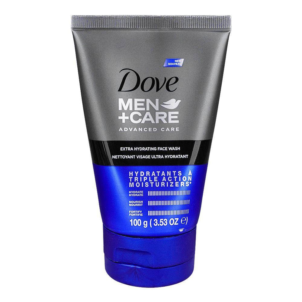 Dove Face Wash Men Advance Care Extra Hydrating 100Gm