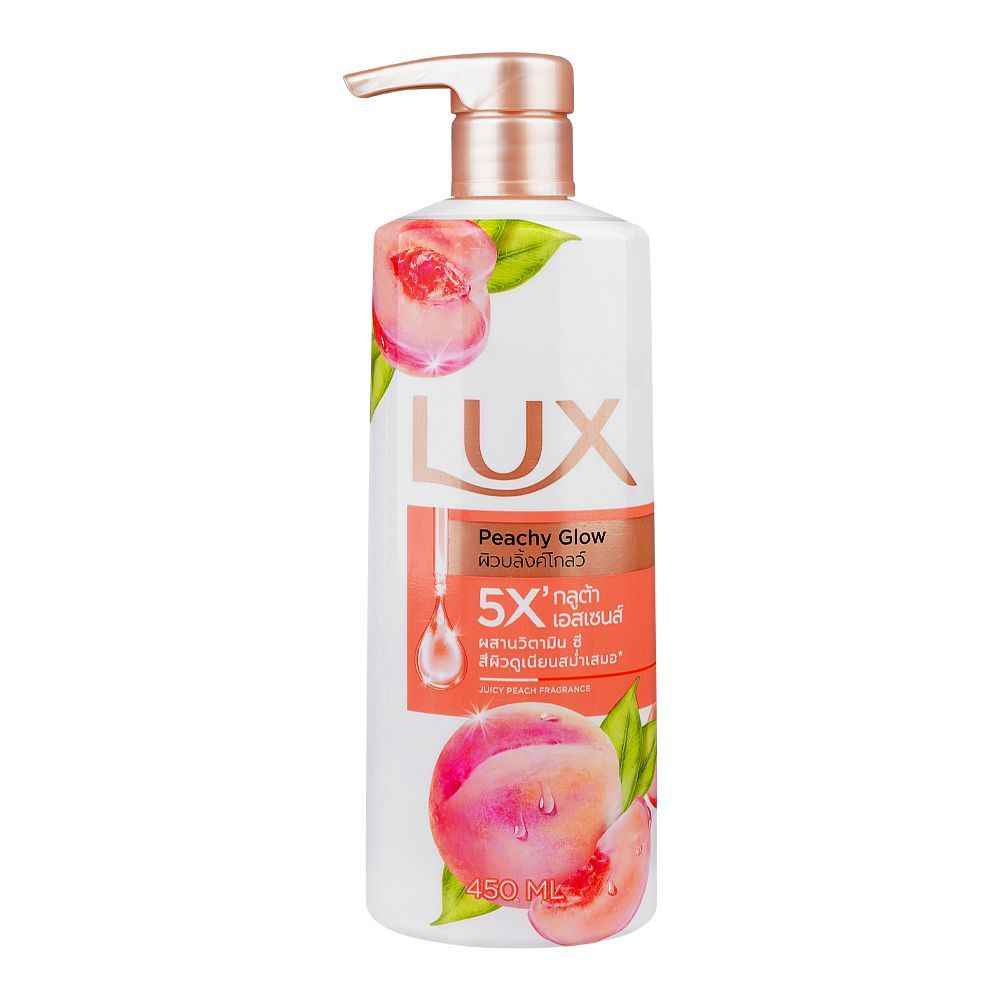 Lux Body Wash Peachy Glow Juicy Peach Fragrance 450Ml
