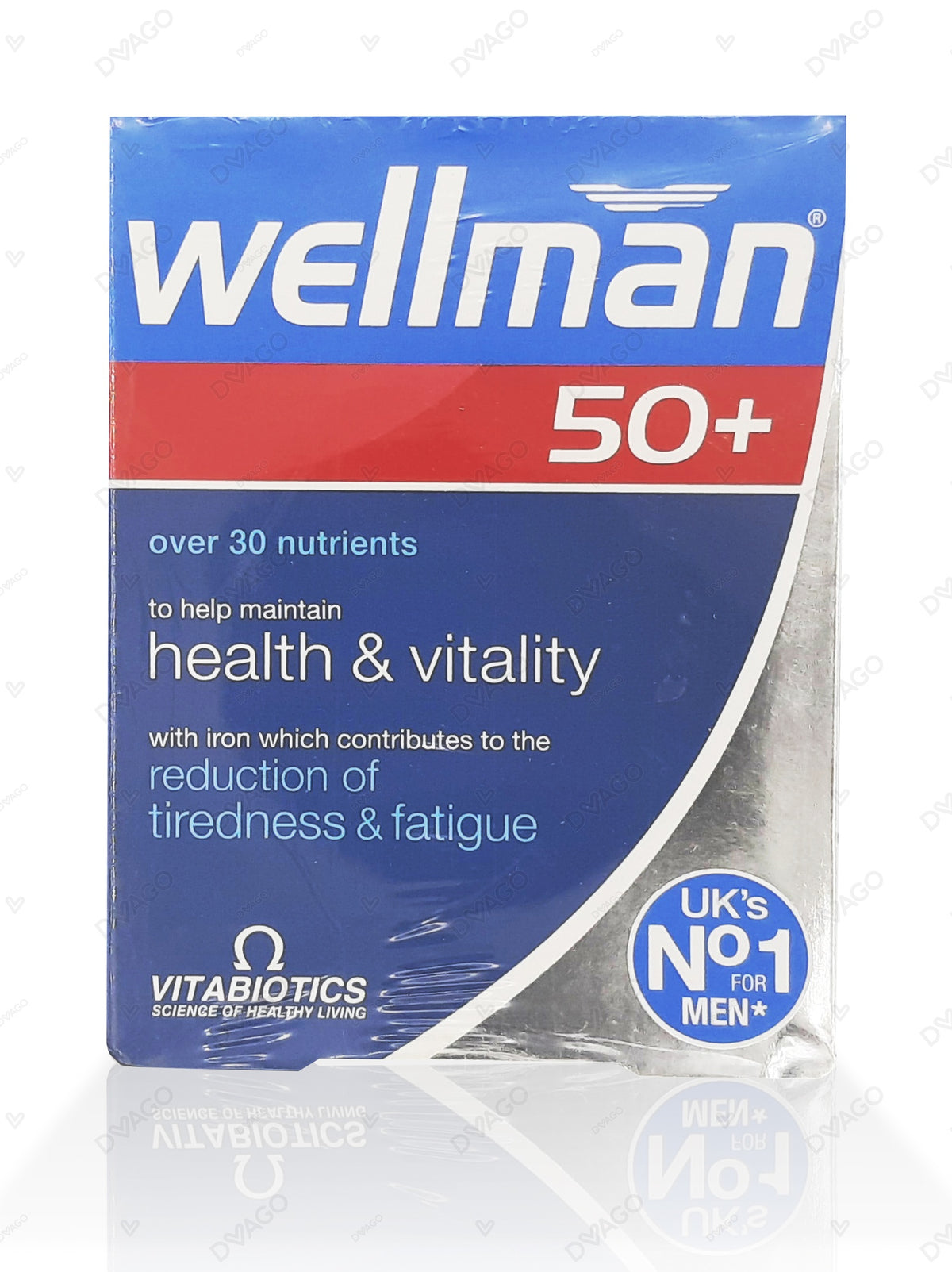 Vitabiotics Wellman 50 Plus Tablets (1 Box = 30 Tablets)
