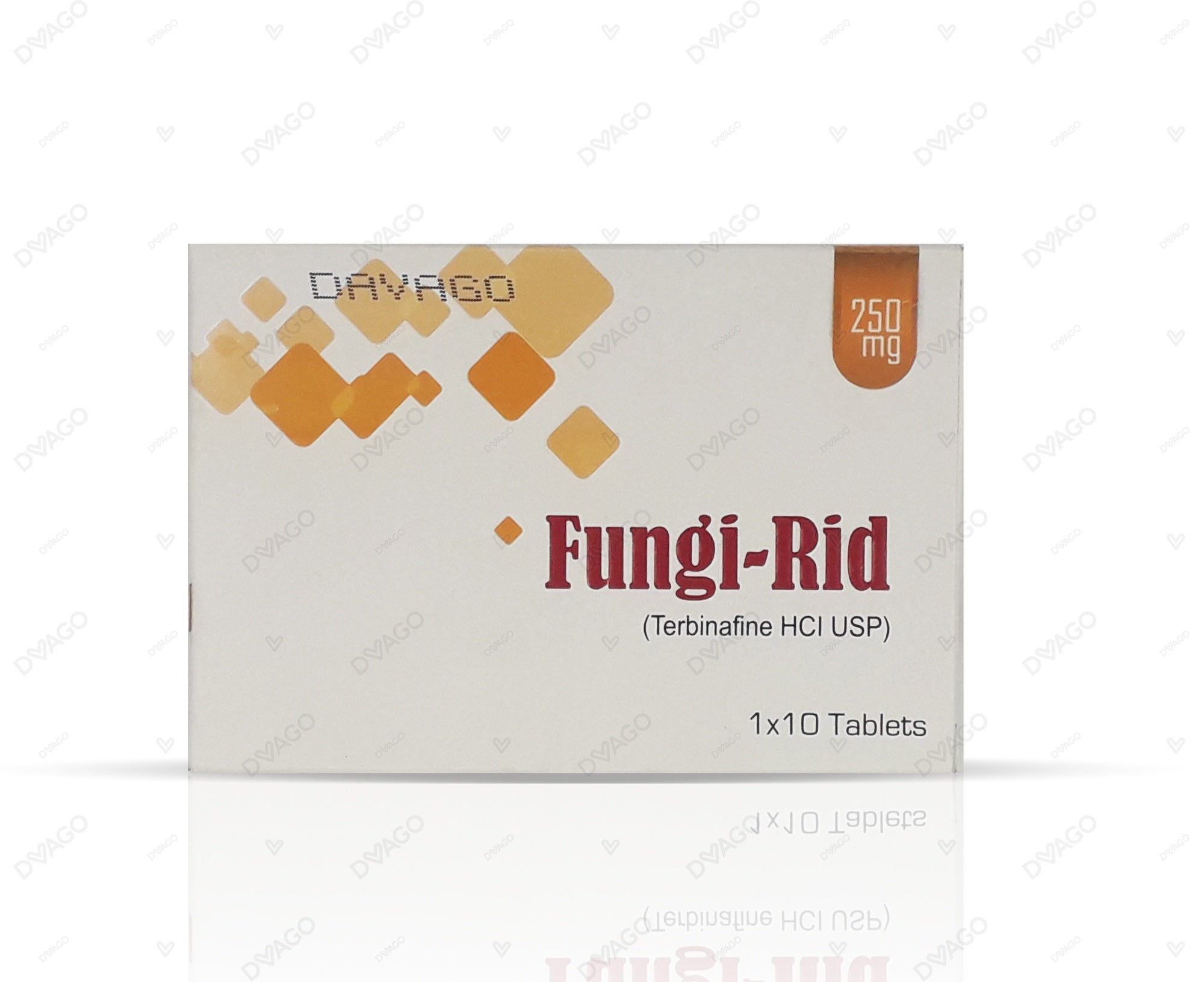 Fungi-Rid Tablets 250mg (1 Box = 1 Strip)(1 Strip = 10 Tablets)