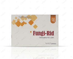 Fungi-Rid Tablets 250mg (1 Box = 1 Strip)(1 Strip = 10 Tablets)