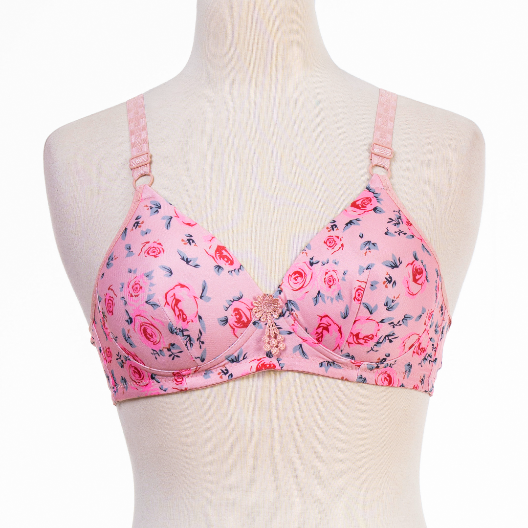 BELLEZA LIGHT PAD NON WIRE BRA 129 PINK / 40 - MamasJan Lingerie
