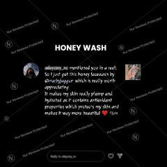 Honey Face Wash – Make your skin shine, Reduces acne, Contain anti-oxidant properties – 100% pure organic