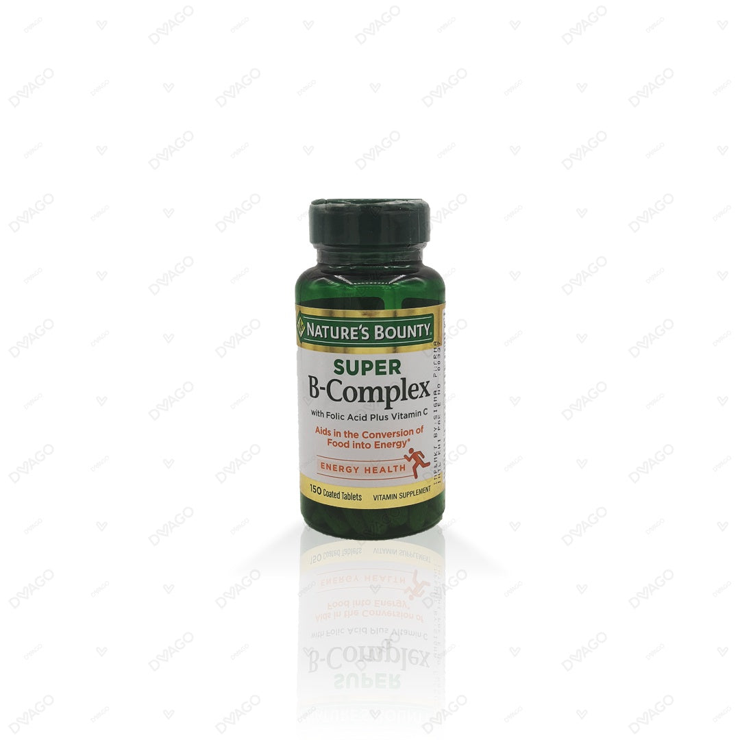 Natures Bounty Super B-Complex Tablets (1 Bottle = 150 Tablets)