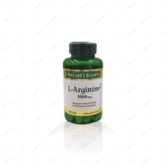 Natures Bounty L-Arginine Tablets 1000mg (1 Bottle = 50 Tablets)