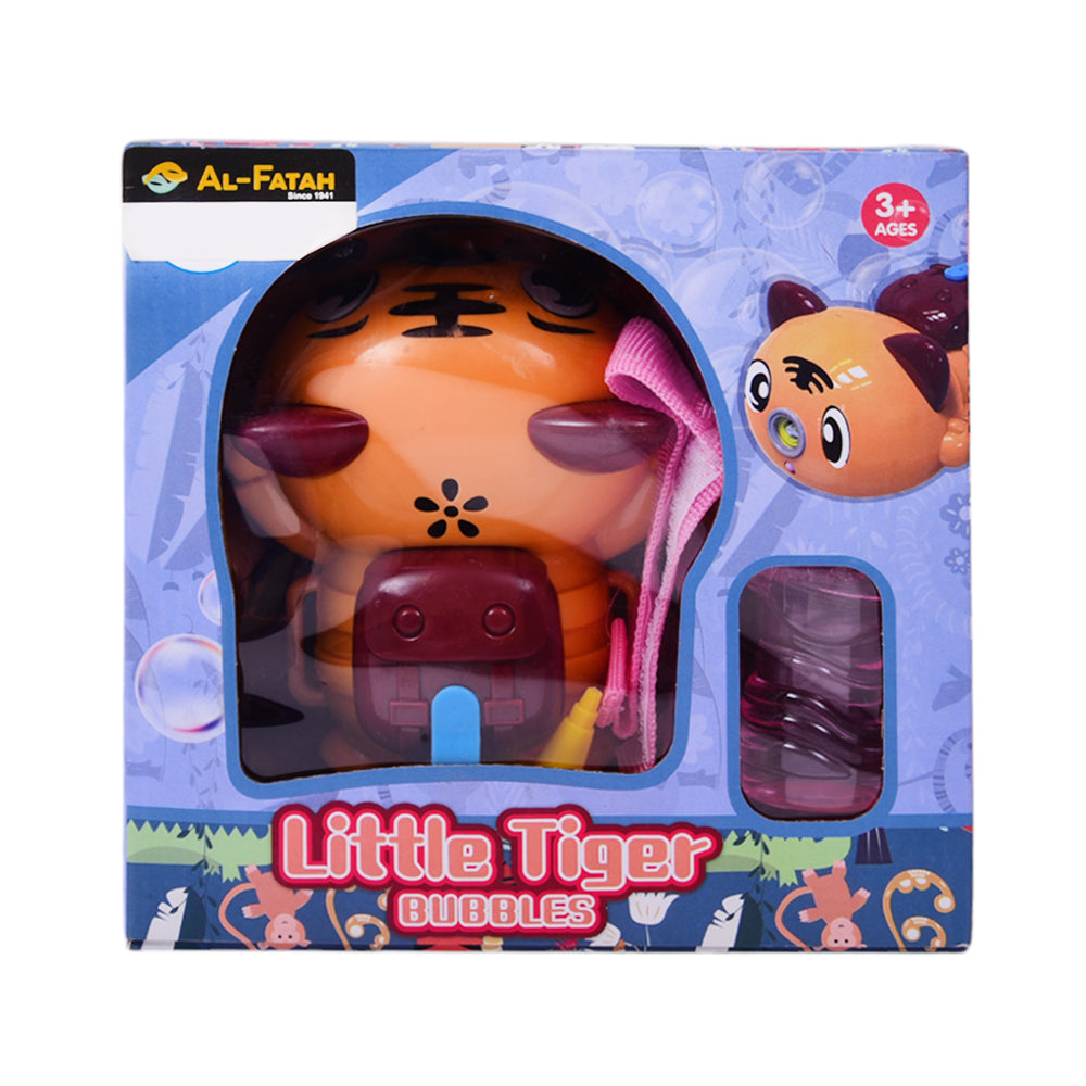 KL4008Y-1 LITTLE TIGER BUBBLE MACHINE Default Title - MamasJan Toys