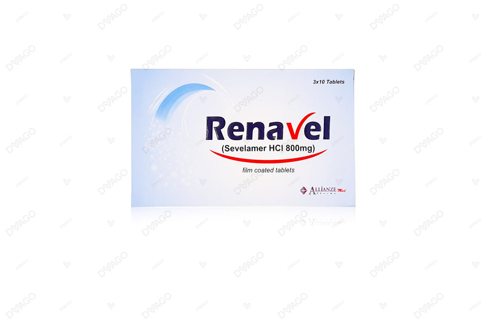 Renavel Tablets 800mg (1 Strip = 10 Tablets)