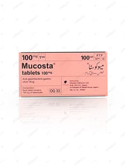 Mucosta Tablets 100mg (1 Strip = 10 Tablets)