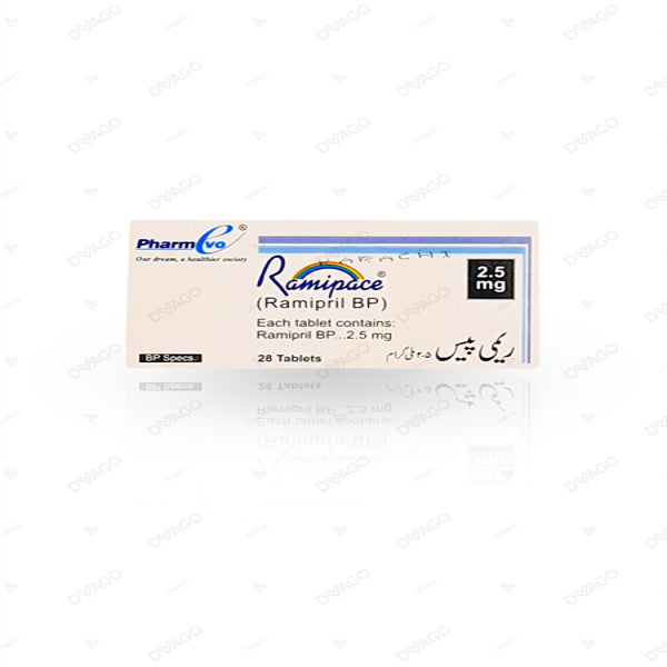 Ramipace Tablets 2.5mg (1 Strip = 14 Tablets)