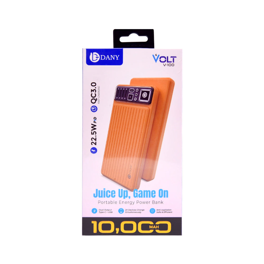AUDIONIC VOLT V-100 YELLOW 10000 MAH Default Title - MamasJan Gift counter