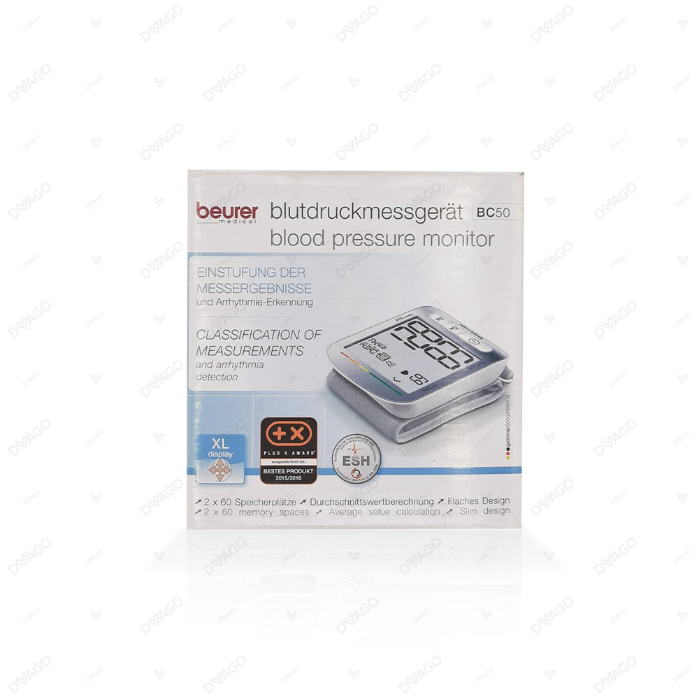 Beurer Wrist Blood Pressure Monitor BC-50