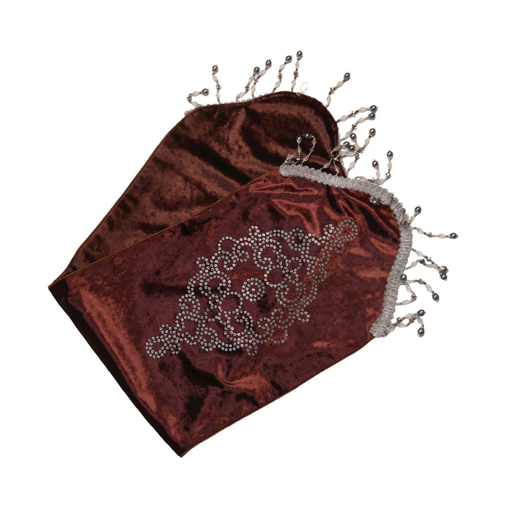 Table Runner Mat Wl-153-1-Gy 35X200 Pc Default Title - MamasJan s