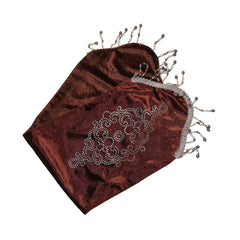 Table Runner Mat Wl-153-1-Gy 35X200 Pc Default Title - MamasJan s