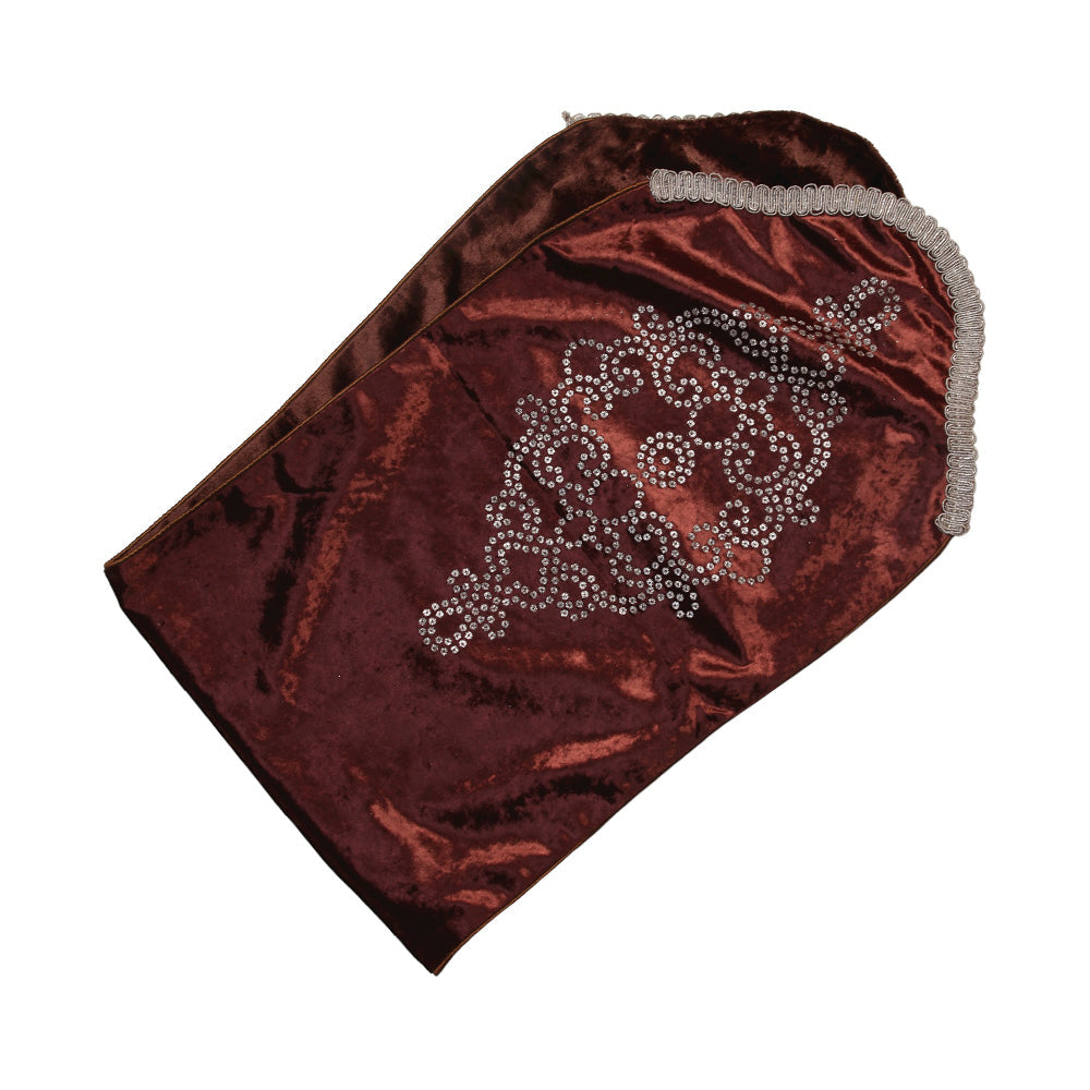 Table Runner Mat Wl-153-1-Gy 35X122 Pc Default Title - MamasJan s