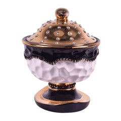 BOWL CANDY PORCELAIN JDA1316B PC Default Title - MamasJan Decoration