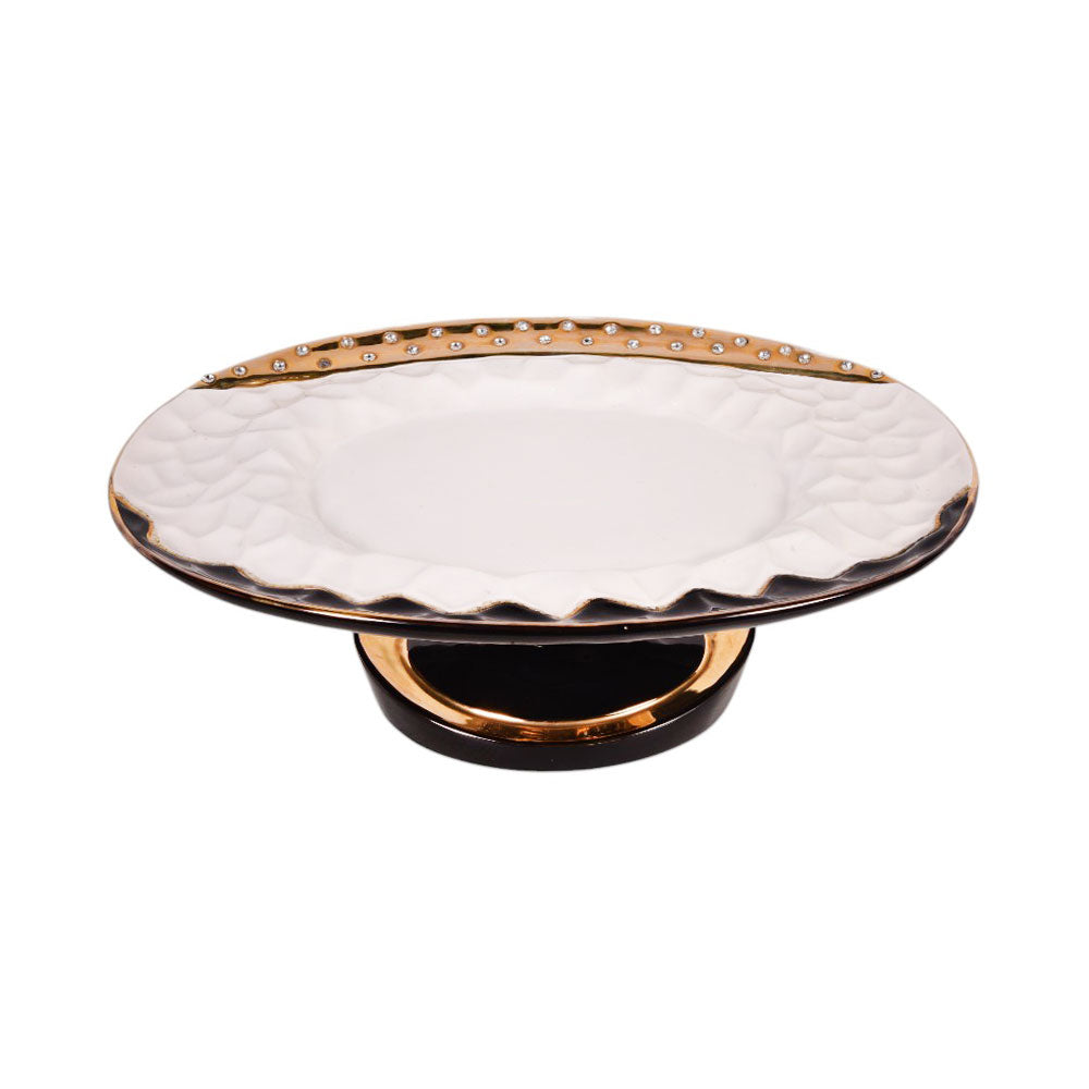 BOWL PORCELAIN 13INCH JDA1298B PC Default Title - MamasJan Decoration