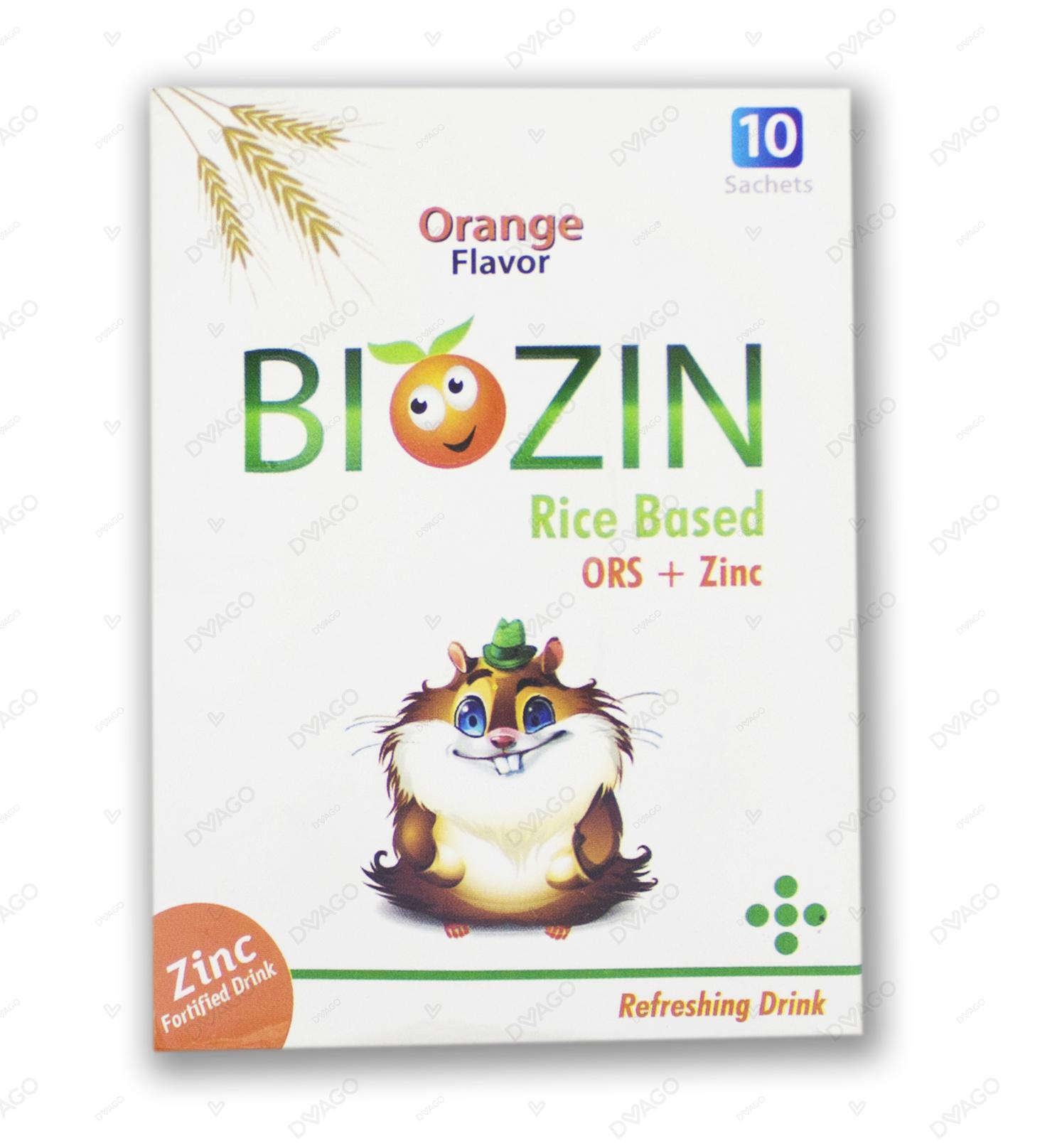 Biozin Orange Powder Sachet (1 Box = 10 Sachets)