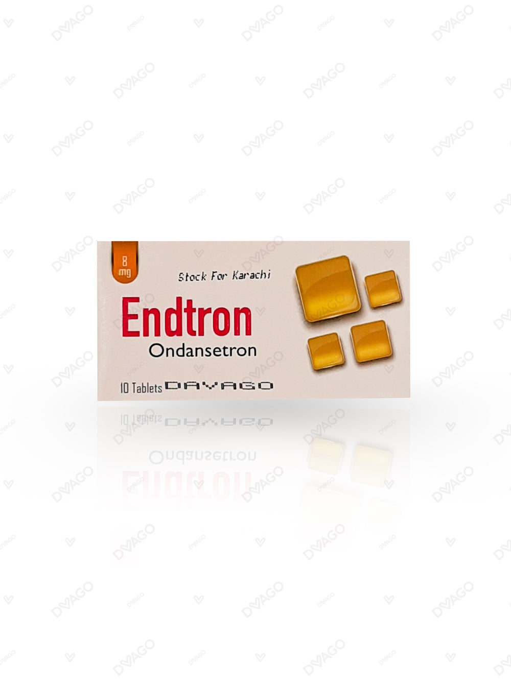 Endtron Tablets 8mg (1 Box = 1 Strip) (1 Strip = 10 Tablets)