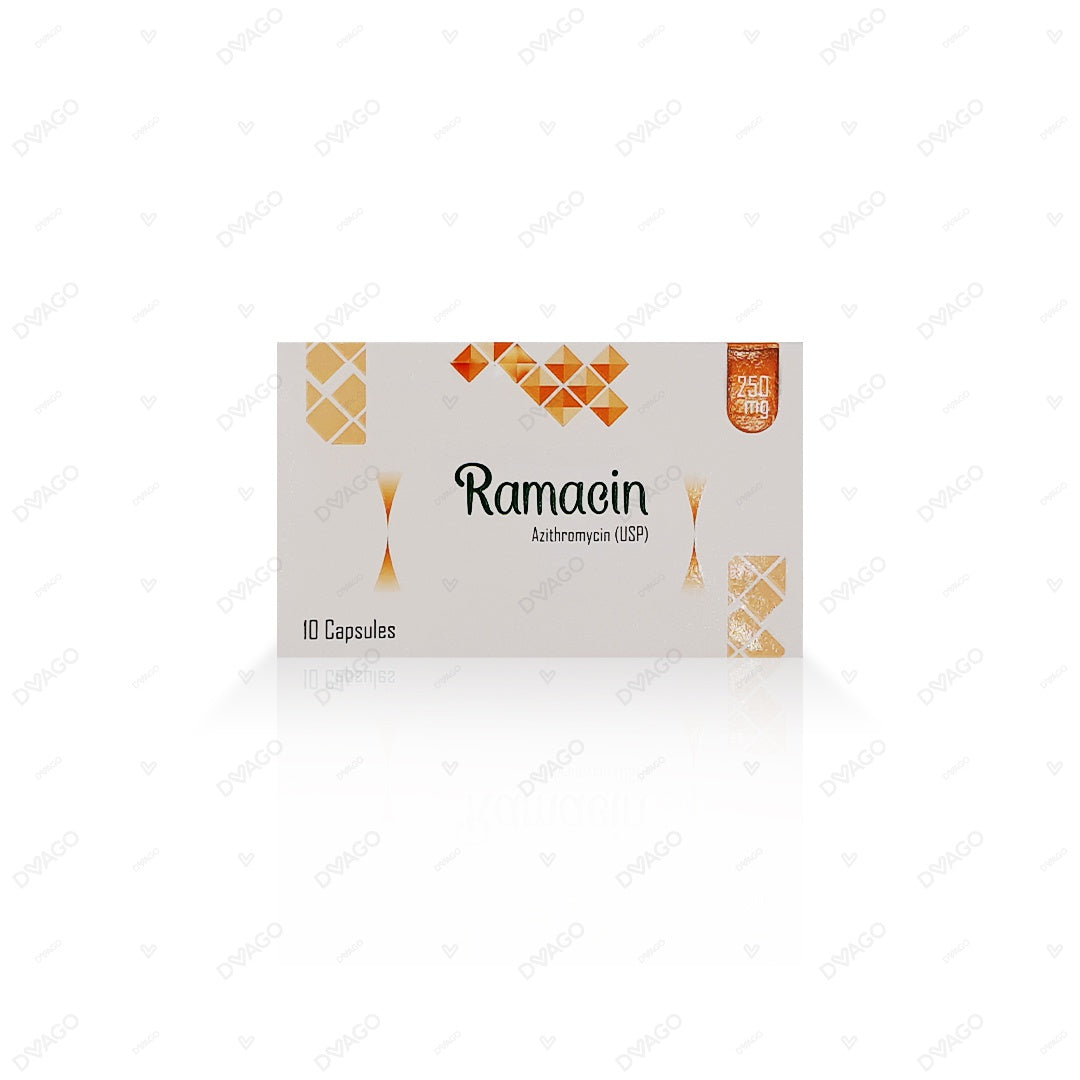 Ramacin Capsules 250mg (1 Box = 1 Strip)(1 Strip = 10 Capsules)