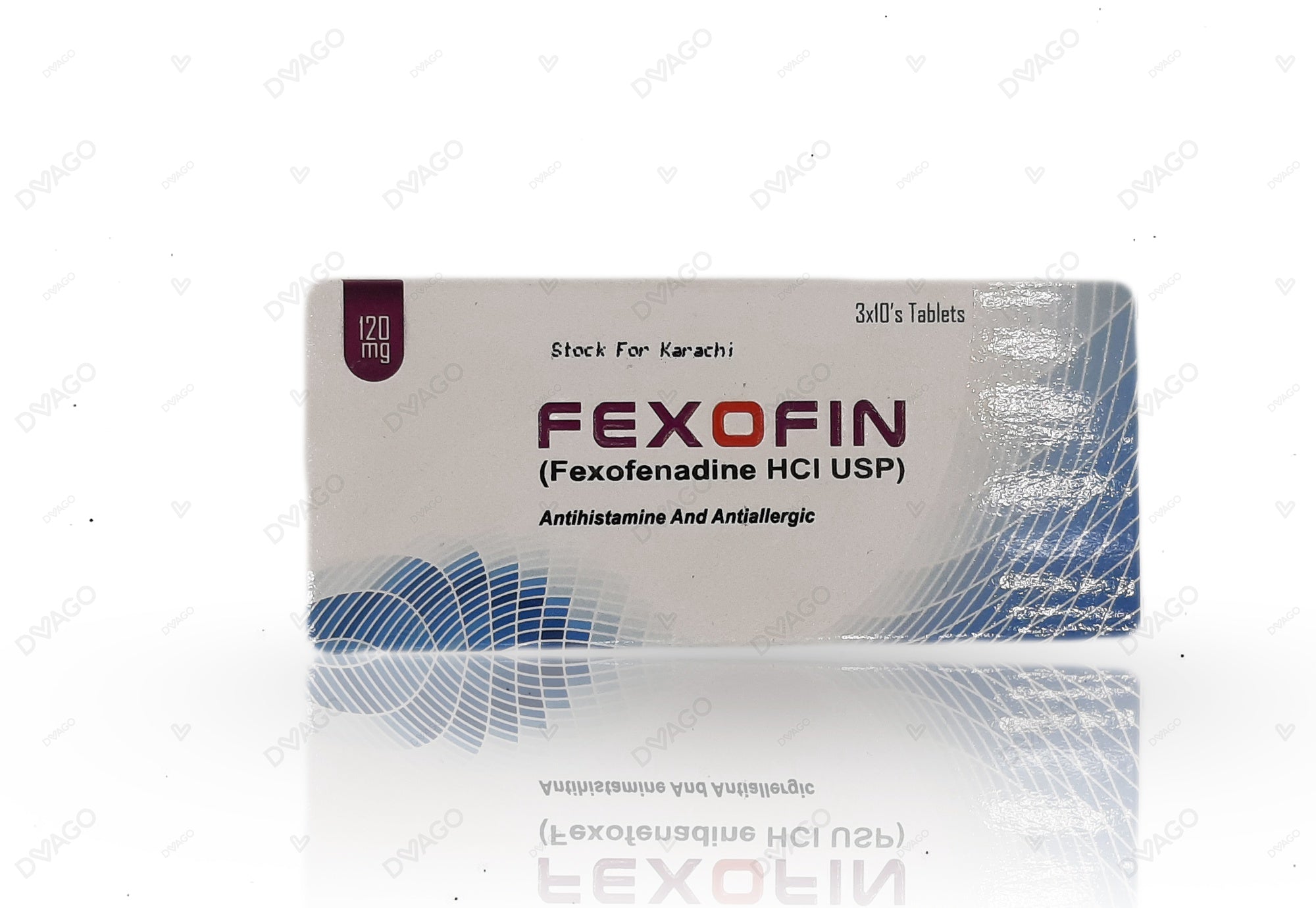 Fexofin Tablets 120mg (1 Strip = 10 Tablets)
