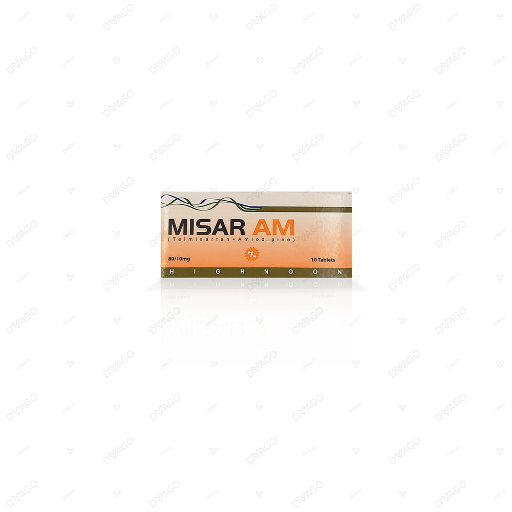 Misar AM Tablets 80/10 mg (1 Box = 1 Strip)(1 Strip = 10 Tablets)