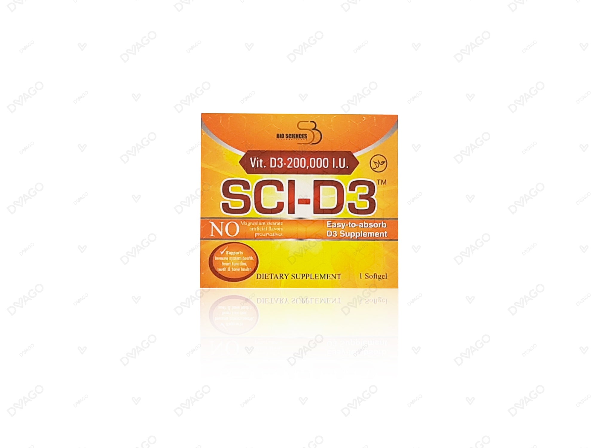 Sci-D3 Softgel Capsules 200,000IU (1 Box = 1 Capsule)