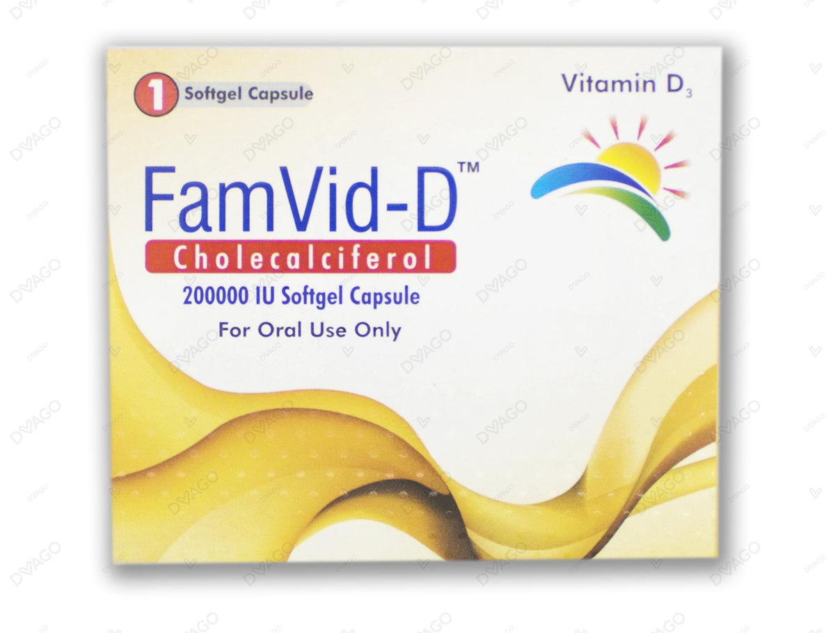 Famid-D Softgel Capsules 200,000IU (1 Box = 1 Capsule)
