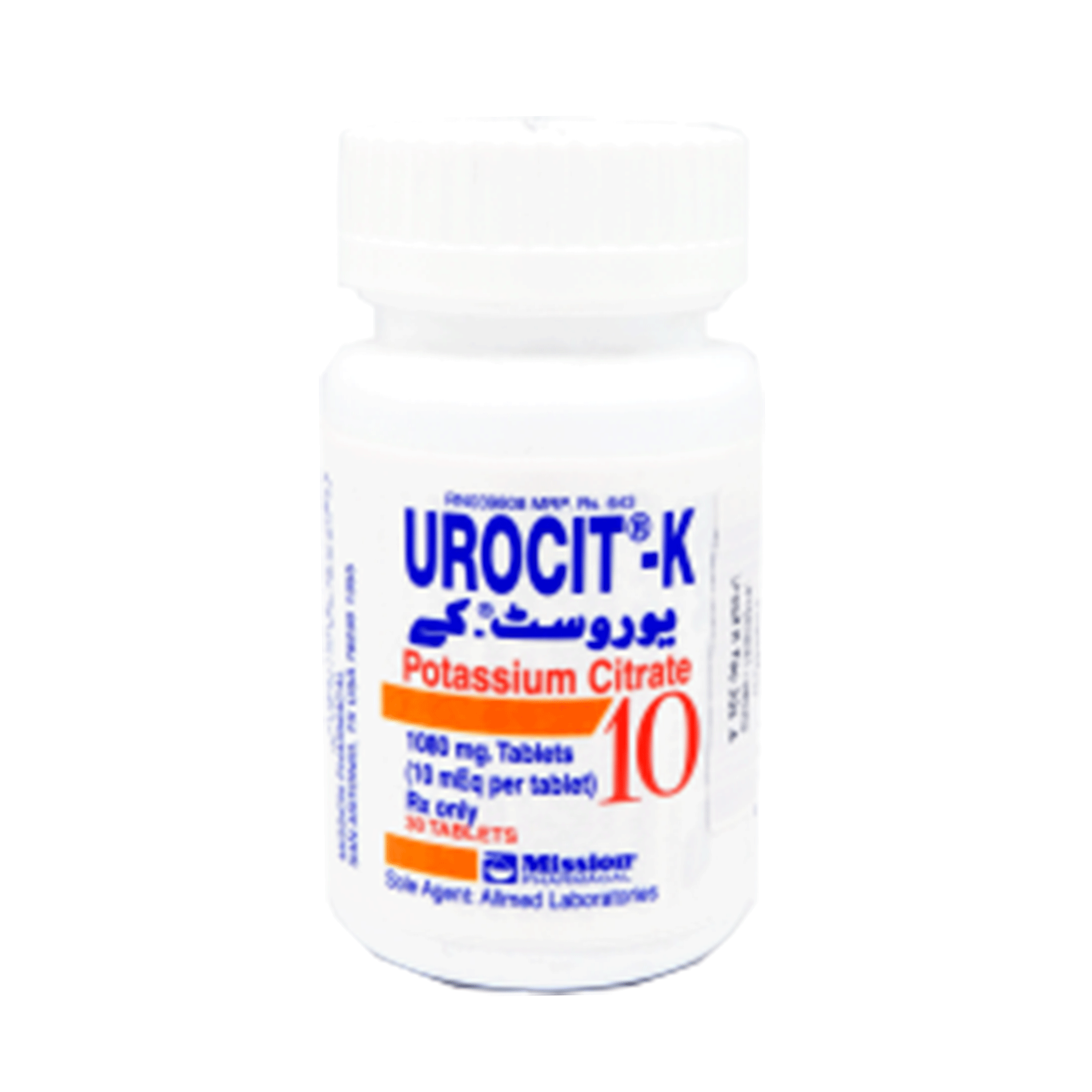 Urocit-K Tablets 1080mg (1 Bottle = 30 Tablets)