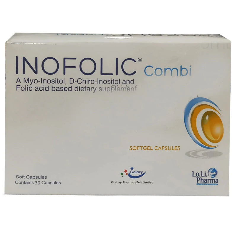 Inofolic Combi Capsules (1 Box = 3 Strips) (1 Strip = 10 Capsules)
