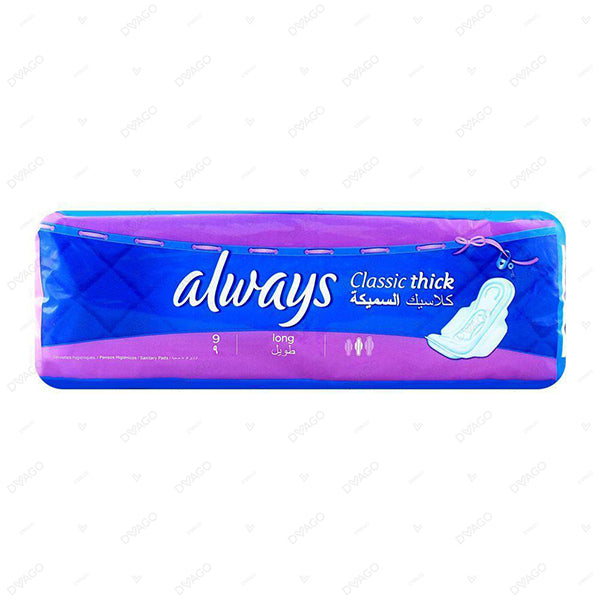 Always Classic Thicks Sanitary Pads Long Single Pack