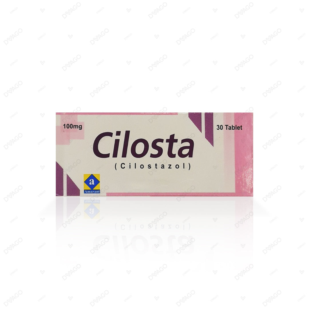 Cilosta Tablets 100mg (1 Box = 3 Strips) (1 Strip = 10 Tablets)