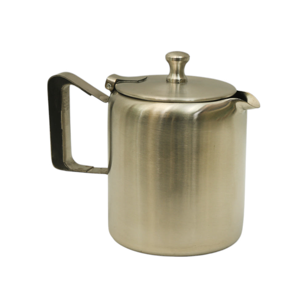 TEA POT STEEL 4 CUP DULL 4087 Default Title - MamasJan Crockery