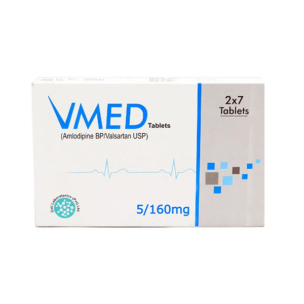 V MED 5/160MG14 Tablets